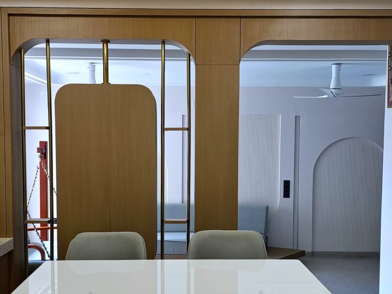 Arched partition — Achira — 3BHK, Rupani