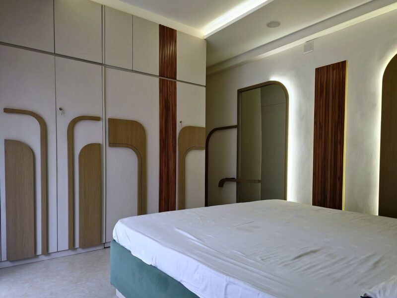 Bedroom wardrobe — Achira — 3BHK, Rupani