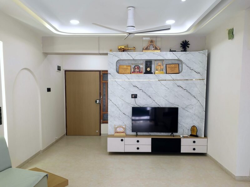 Tv wall — Achira — 3BHK, Rupani