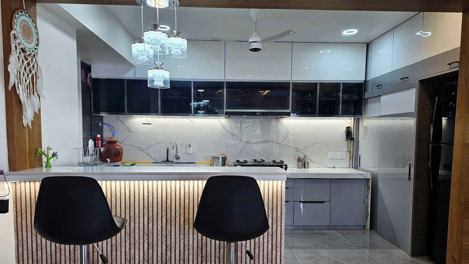 Kitchen — Facet — 3BHK, Ghatlodiya