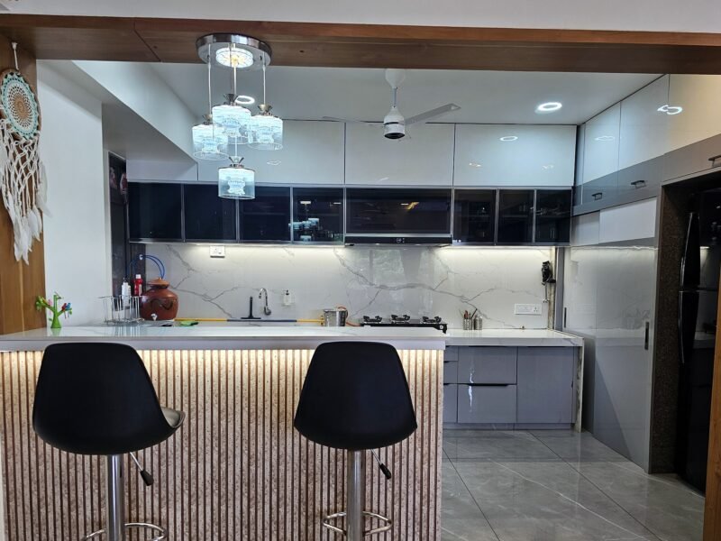 Kitchen — Facet — 3BHK, Ghatlodiya
