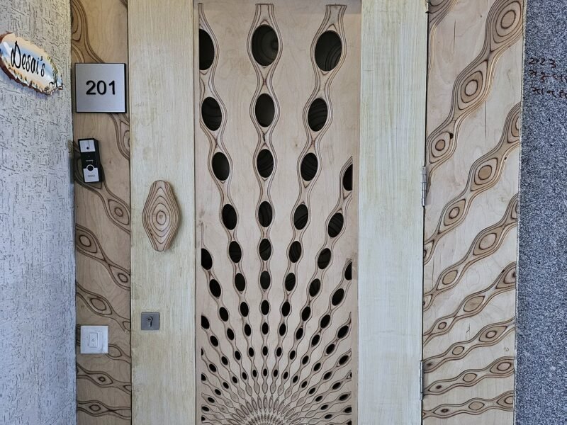 Entrance door — Facet — 3BHK, Ghatlodiya