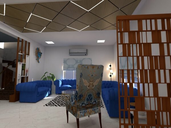 Drawing room — Bareja House — 4BHK Bungalow