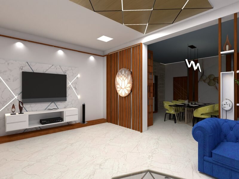 Living dining — Bareja House — 4BHK Bungalow