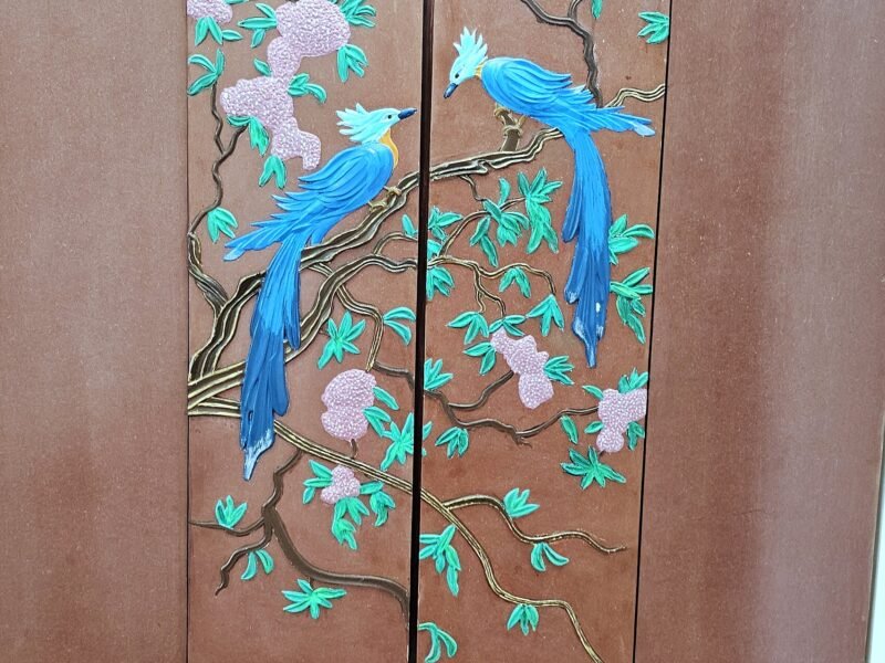 Painted door — Aviary — 3BHK, Ghatlodiya